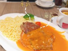 香蒜鸳鸯扒饭-香港新发烧腊茶餐厅(万象店)