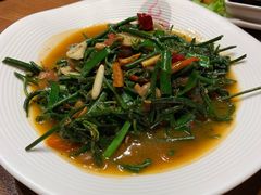 豆豉炒蕨菜-老滇山寨•云南特色菜•地方菜•民族风情歌舞表演(金碧店)