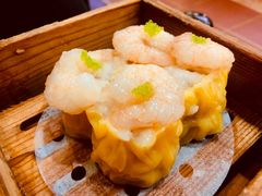 蟹籽鲜虾蒸烧麦-名点一号·精致茶点·手工制作(宝华店)