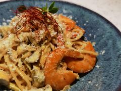 芝士蘑菇鲜虾意大利面-BE BRIGHT KITCHEN(正佳广场店)