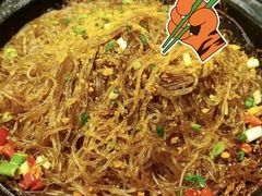 蟹黄干捞粉丝-刘胖子家常菜·蹄花焖藕(兴业店)