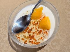 自制杏仁豆腐-天龙宝严素食馆(大兴善寺店)