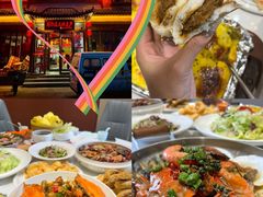 -乔家小院•非遗驴肉•本地小海鲜(滨河路店)