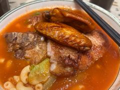 番茄浓汤鸡翅猪扒通粉-华嫂冰室(尖沙咀店)