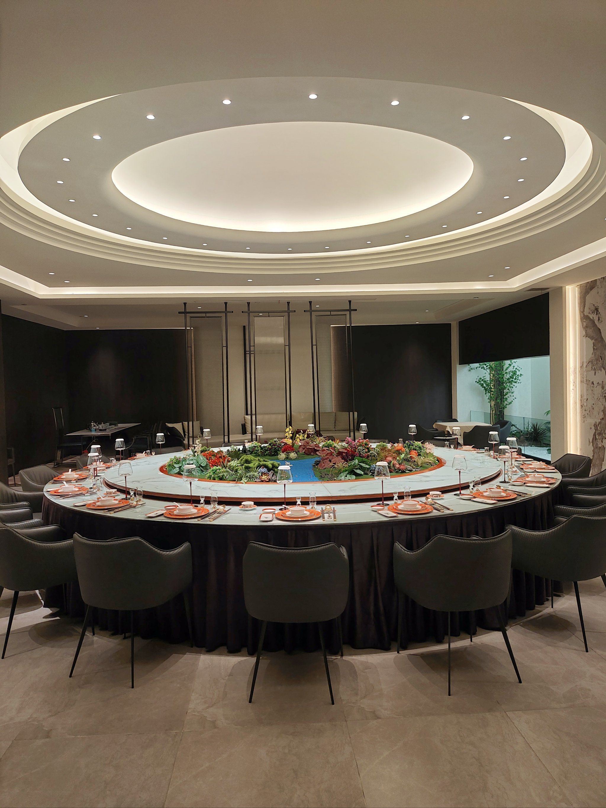 奢华餐厅的私密体验