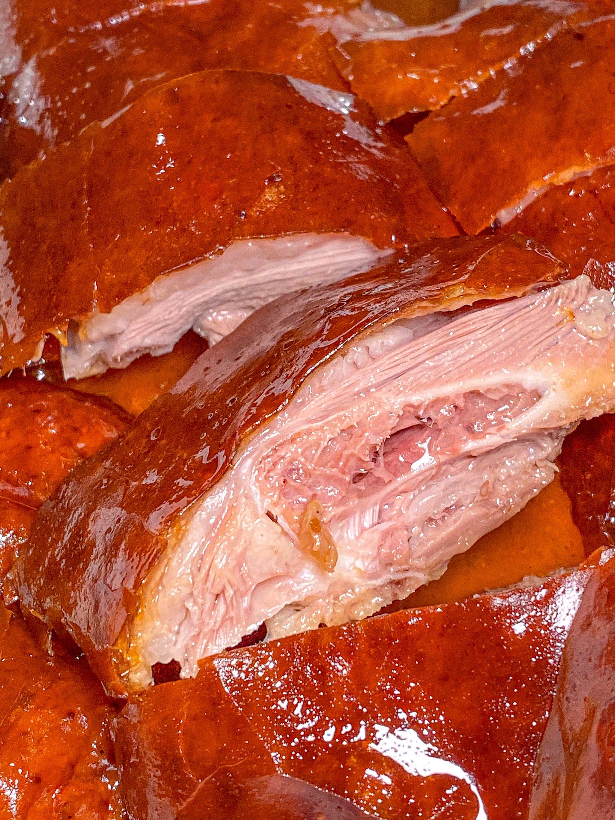 不愧是灌汤玻璃烧鹅!老饭店真的很懂我胃口