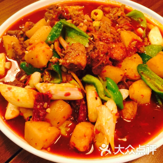 疆jiang 新疆秘制料理-大盘鸡图片-上海美食-大众点评网