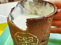 饼干杯奶盖茶-茶是一枝花泡茶店