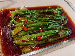 浇汁油麦菜-奇滋豆味(南十四道街店)