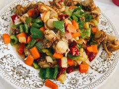 葱爆威海扇贝-威海渔村(静安旗舰店)