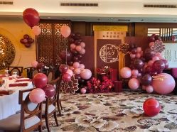-鲸舞气球派对·宝宝宴·十岁生日布置·轻奢品牌形象店