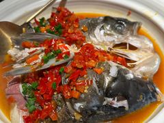 老坛剁椒蒸鲜活鱼头-老湘村·湖南土菜(天河维多利店)