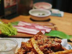 蜂蜜芝士炸鸡-秋木烤肉·韩国牛肉名家(高新旗舰店)