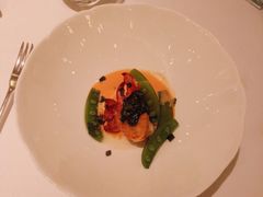 龙虾配豌豆苗和香茅龙虾汁-Jean Georges