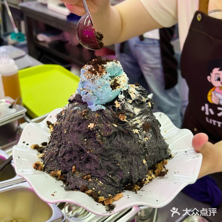 天津新开的❗️豪华版巧克力绵绵冰太诱人啦❗️