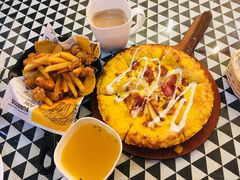 黄金培根烤土豆披萨-嘉喜来比萨(罗马花园店)