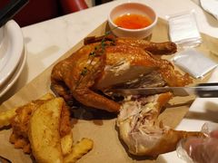 新奥尔良特色烤原只春鸡配风味酱-绿茵阁(体育西分店)