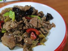 雪菜炒牛肉-坛南湾阿强农家乐.海鲜大排档老字号(福州地标美食店)