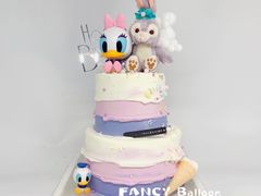 -卡比儿童蛋糕·心意定制·低脂零卡糖动物奶油FancyBALLOON(滨海店)