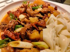 大盘鸡拌皮带面-西域阿里马新疆菜·清真(桂花路店)