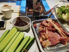 乳瓜蘸酱-AK47烤羊腿串吧(柳浪家园店)
