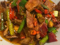 油爆土猪肝-荆九爷爆炒桥头三嫩(浙大店)