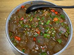 腊汁肉炒凉粉-山丹丹西北菜(金贸大厦店)