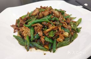 Fried Pork with Green Pepper