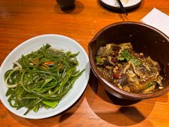 烧椒擂茄子云南地方民族家常菜-老滇山寨•云南特色菜•地方菜•民族风情歌舞表演(金碧店)