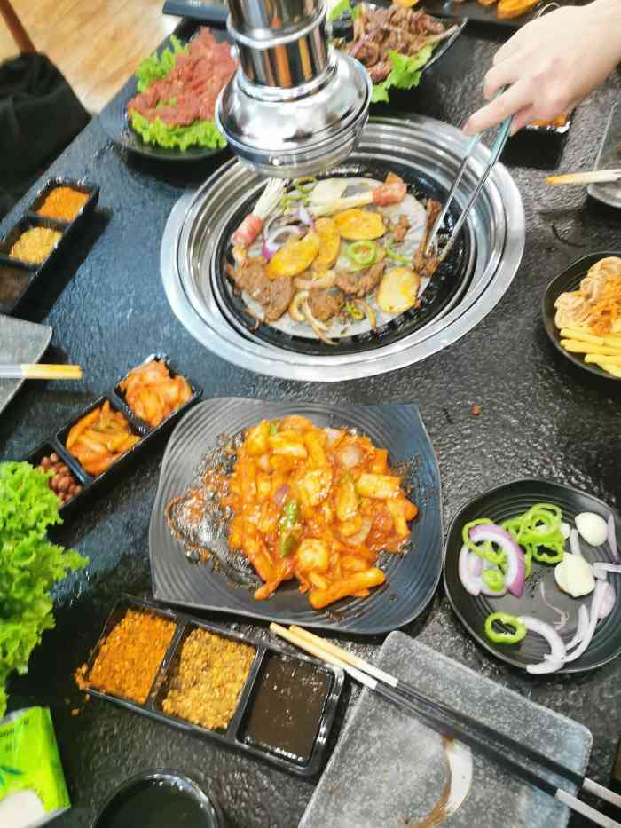 清真·江原道烤肉专门店-"位置: 跟着导航很好找 [薄荷]环境:.