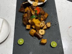 椰果杏鲍菇牛肉粒-闻见中国海南菜(K11店)