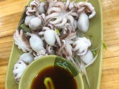 芥末白灼八爪鱼-贞姨美食·老字号海鲜大排档