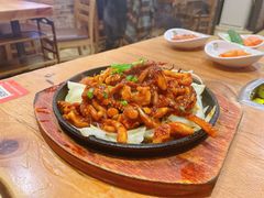 铁板鱿鱼须-喇喇排骨火锅·传统韩式脊骨汤(望京西园总店)