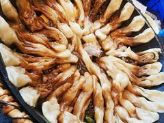 排骨豆角卷子-华盛园卷子王农家菜水库鱼