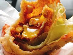 -小红车炸蛋葱油饼