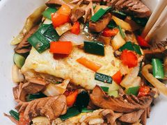 牛肉腰花二合一豆皮-周记热干面豆皮大王(桃花东街店)