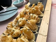 秘制芥味沙律蘸虾球-荷府私房菜