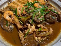-东来菜馆•手抓海鲜家常菜•海鲜锅贴(鸽子窝店)
