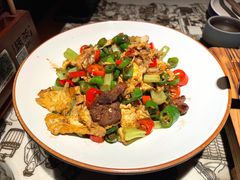 滑蛋小炒牛肉-绿茶餐厅(深圳龙华天虹购物中心店)