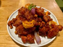 椒香虾仁爆鸡球-陈傻子餐厅(世纪都会店)