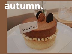 咖啡巧克力塔-Ten Olives甜点