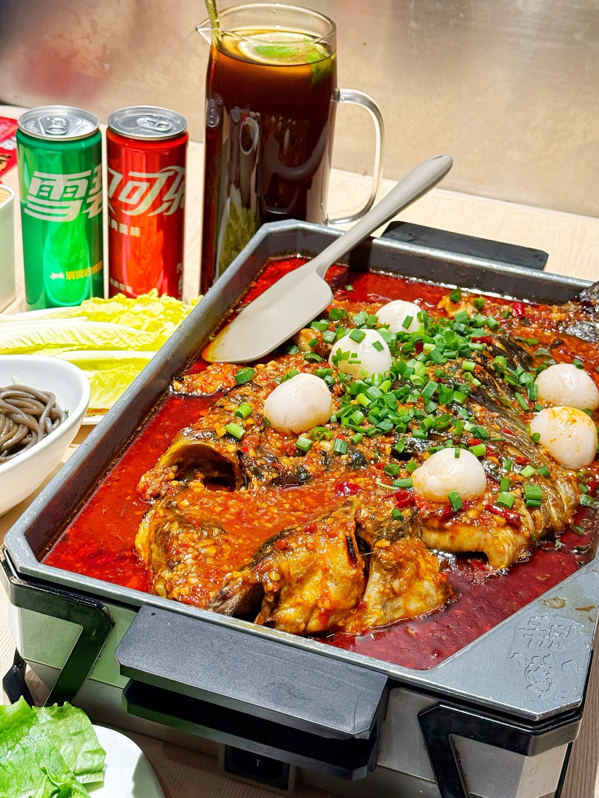 荔枝香辣烤鱼我只认鱼酷活鱼烤鱼