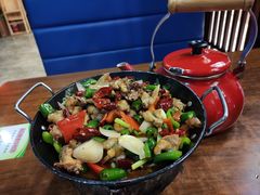 青椒紫苏牛蛙-我外婆家菜(长融世贸广场店)