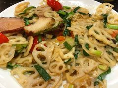 小炒藕片-王村姑老土炕莜面村(张北店)