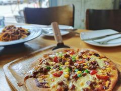 黑椒牛肉披萨-了不起的考拉咖啡店(高新店)