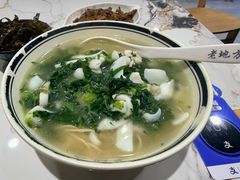 青咸菜目鱼汤面-老地方面馆(思南路店)