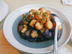 紫山茄拌扇贝-味莊·青岛菜(石老人店)