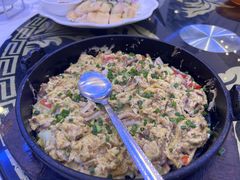 铁板鱼肠蛋-潮喜竹溪荔湖酒家(荔枝湾店)