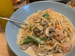 蓝钻虾松海胆酱意大利面-红小满休闲餐厅(十全街店)