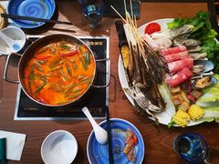 泰式冬阴功锅底-樾餐厅泰式海鲜火锅(民歌湖店)